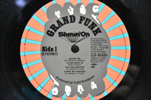 Grand Funk - Shinin&#039; On ㅡ 중고 수입 오리지널 아날로그 LP