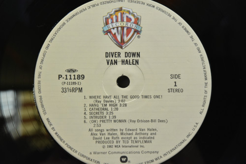 Van Halen - Diver Down ㅡ 중고 수입 오리지널 아날로그 LP