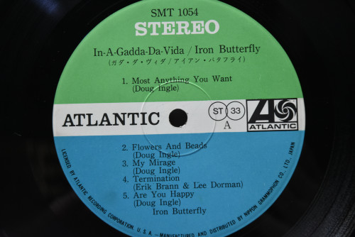 Iron Butterfly  - In A Gadda Da Vida ㅡ 중고 수입 오리지널 아날로그 LP