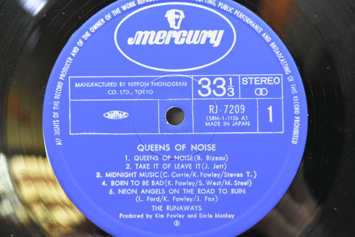 The Runaways - Queens Of Noise ㅡ 중고 수입 오리지널 아날로그 LP