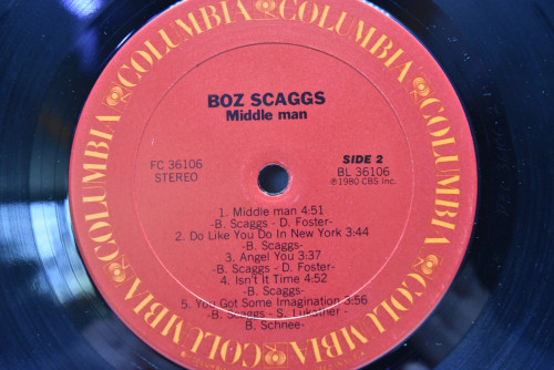 Boz Scaggs - Middle Man ㅡ 중고 수입 오리지널 아날로그 LP