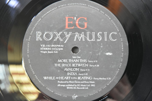 Roxy Music - Avalon ㅡ 중고 수입 오리지널 아날로그 LP