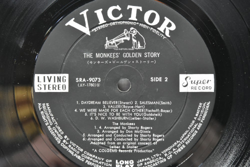 The Monkees - The Monkees&#039; Golden Story ㅡ 중고 수입 오리지널 아날로그 LP
