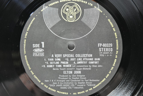 Elton John [엘튼 존] - A Very Special Collection ㅡ 중고 수입 오리지널 아날로그 LP