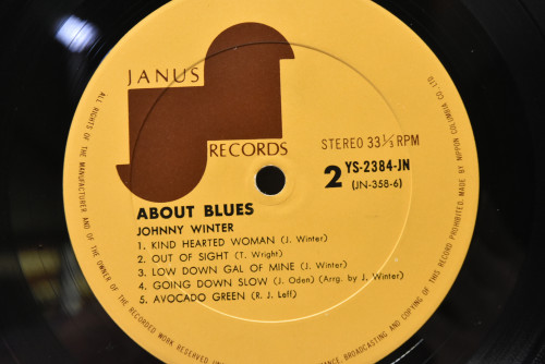 Johnny Winter - About Blues ㅡ 중고 수입 오리지널 아날로그 LP