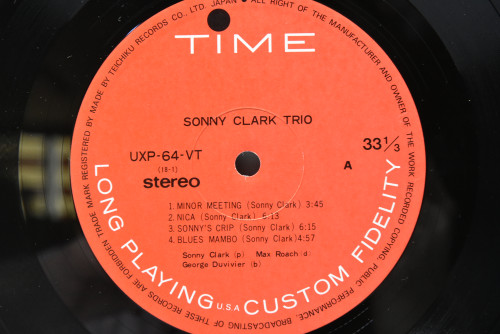 Sonny Clark Trio - Sonny Clark Trio - 중고 수입 오리지널 아날로그 LP