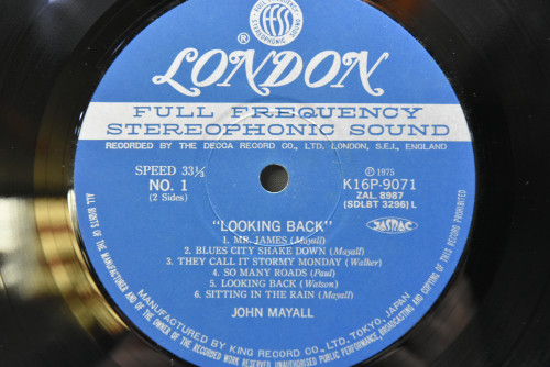 John Mayall - Looking Back ㅡ 중고 수입 오리지널 아날로그 LP