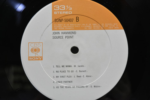 John Hammond - Source Point ㅡ 중고 수입 오리지널 아날로그 LP