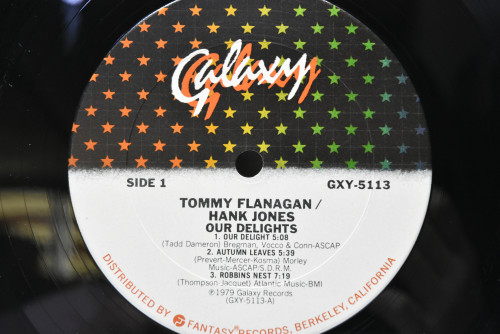 Tommy Flanagan And Hank Jones - Our Delights - 중고 수입 오리지널 아날로그 LP