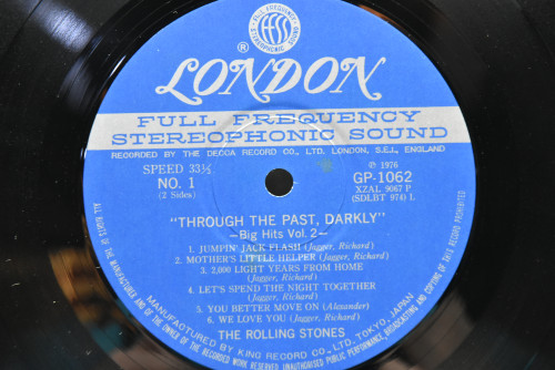 The Rolling Stones - Through The Past, Darkly (Big Hits Vol.2) ㅡ 중고 수입 오리지널 아날로그 LP