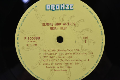 Uriah Heep - Demons And Wizards ㅡ 중고 수입 오리지널 아날로그 LP