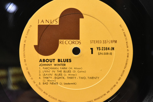Johnny Winter - About Blues ㅡ 중고 수입 오리지널 아날로그 LP