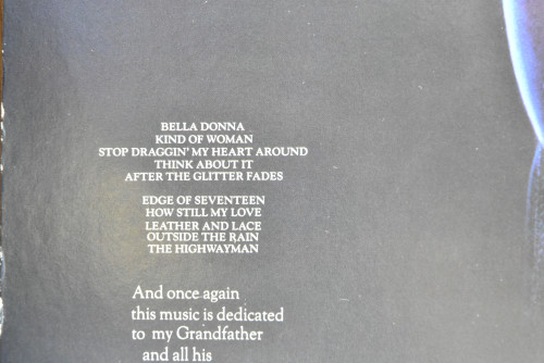 Stevie Nicks [스티비 빅스] - Bella Donna ㅡ 중고 수입 오리지널 아날로그 LP