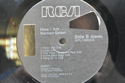 Norman Saleet - Here I Am ㅡ 중고 수입 오리지널 아날로그 LP