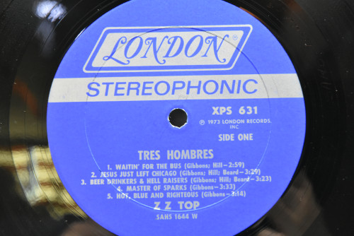 ZZ TOP- Tres Hombres ㅡ 중고 수입 오리지널 아날로그 LP