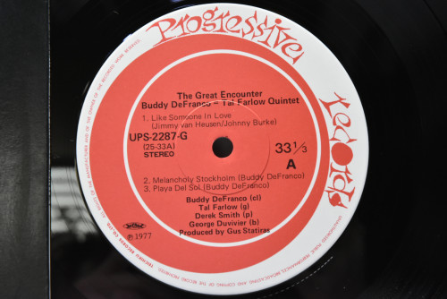 Buddy DeFranco ,Tal Farlow Quintet - The Great Encounter - 중고 수입 오리지널 아날로그 LP