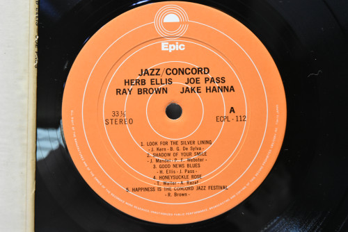 Joe Pass , Ray Brown , Jake Hanna , Herb Ellis - Jazz/Concord - 중고 수입 오리지널 아날로그 LP
