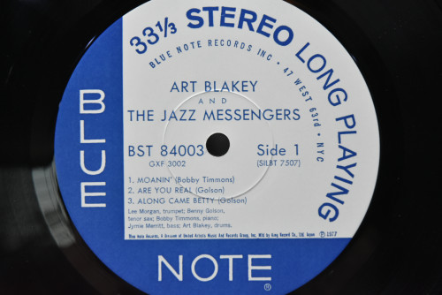 Art Blakey And The Jazz Messengers [아트 블레이키 ,재즈 메신저스] - Moanin&#039; - 중고 수입 오리지널 아날로그 LP