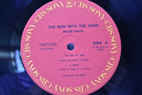 Miles Davis - The Man With The Horn - 중고 수입 오리지널 아날로그 LP