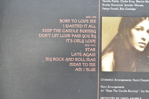 Rita Coolidge [리타 쿨리지] - It&#039;s Only Love ㅡ 중고 수입 오리지널 아날로그 LP