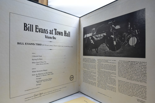 Bill Evans [빌 에반스] - Bill Evans At Town Hall.... Volume One - 중고 수입 오리지널 아날로그 LP