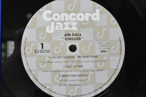 The Jim Hall Trio - Circles - 중고 수입 오리지널 아날로그 LP