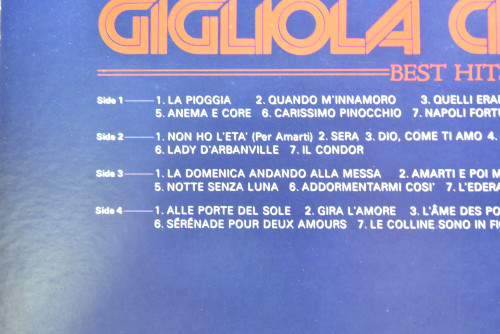 Gigliola Cinquetti [질리오라 칭게티] - Gigliola Cinquetti Best Hits  ㅡ 중고 수입 오리지널 아날로그 LP