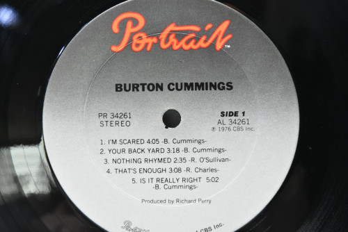 Burton Cummings [버튼 커밍스] - Burton Cummings ㅡ 중고 수입 오리지널 아날로그 LP