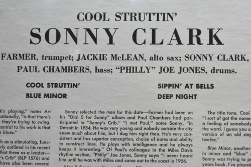 Sonny Clark [소니 클락] - Cool Struttin&#039; - 중고 수입 오리지널 아날로그 LP