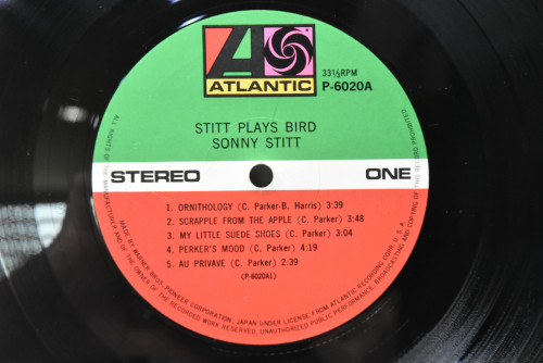 Sonny Stitt - Stitt Plays Bird - 중고 수입 오리지널 아날로그 LP