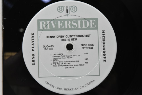 Kenny Drew Quintet / Quarte - This Is New - 중고 수입 오리지널 아날로그 LP