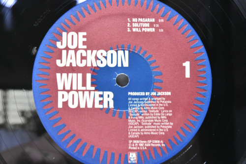 Joe Jackson [조 잭슨] - Will Power ㅡ 중고 수입 오리지널 아날로그 LP