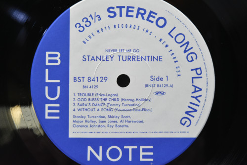 Stanley Turrentine [스탠리 터렌타인] - Never Let Me Go - 중고 수입 오리지널 아날로그 LP