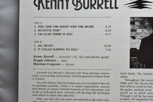 Kenny Burrell - Handcrafted - 중고 수입 오리지널 아날로그 LP