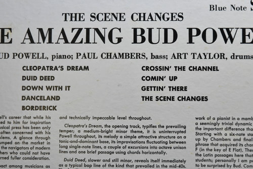 The Amazing Bu Powell [버드 파웰] - The Scene Changes,Vol.5 - 중고 수입 오리지널 아날로그 LP