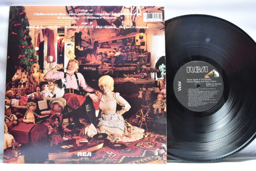 Kenny &amp; Dolly [케니 로저스 , 돌리 파튼] - Once Upon A Christmas ㅡ 중고 수입 오리지널 아날로그 LP