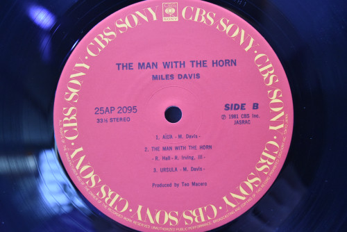 Miles Davis - The Man With The Horn - 중고 수입 오리지널 아날로그 LP