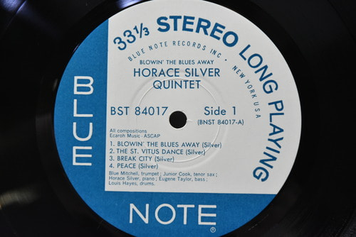 The Horace Silver Quintet &amp; The Horace Silver Trio [호레이스 실버] - Blowin&#039; The Blues Away - 중고 수입 오리지널 아날로그 LP