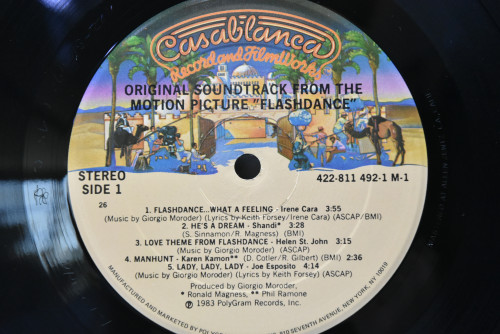 Various - Flashdance Soundtrack - 중고 수입 오리지널 아날로그 LP