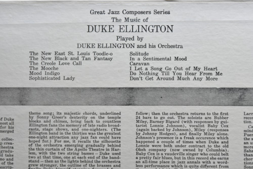 Duke Ellington [듀크 엘링턴] - The Music Of Duke Ellington Played By Duke Ellington - 중고 수입 오리지널 아날로그 LP