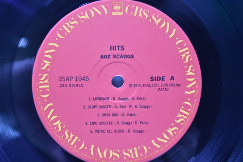 Boz Scaggs [보즈 스캑스] - Hits! ㅡ 중고 수입 오리지널 아날로그 LP
