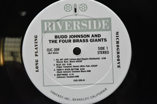 Budd Johnson [버드 존슨] - (OJC) Budd Johnson And The Four Brass Giants - 중고 수입 오리지널 아날로그 LP