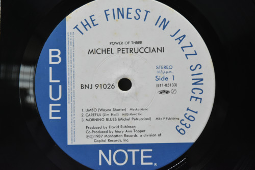 Michel Petrucciani [미셸 페트루치아니] - Power Of Three - 중고 수입 오리지널 아날로그 LP