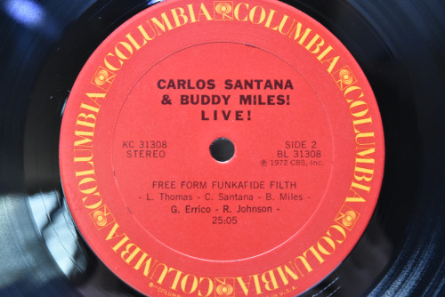 Carlos Santana And Buddy Miles [카를로스 산타나, 버디 마일스] - Carlos Santana &amp; Buddy Miles ! Live ㅡ 중고 수입 오리지널 아날로그 LP