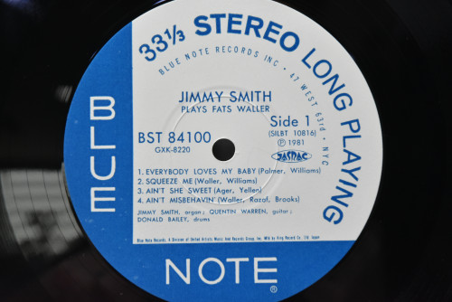 Jimmy Smith [지미 스미스] - Plays Fats Waller - 중고 수입 오리지널 아날로그 LP