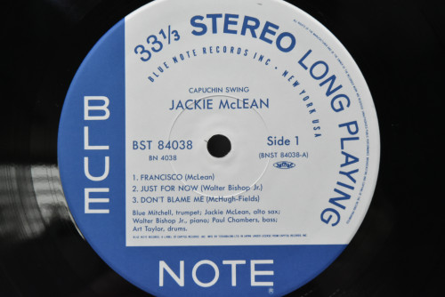 Jackie McLean [재키 맥린] - Capuchin Swing - 중고 수입 오리지널 아날로그 LP