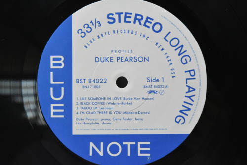 Duke Pearson [듀크 피어슨] - Profile - 중고 수입 오리지널 아날로그 LP