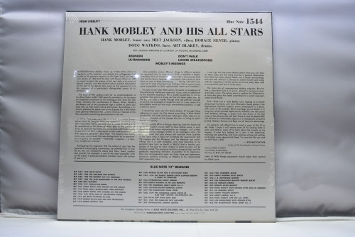 Hank Mobley [행크 모블리] ‎- Hank Mobley And His All Stars (NO OPEN) - 중고 수입 오리지널 아날로그 LP