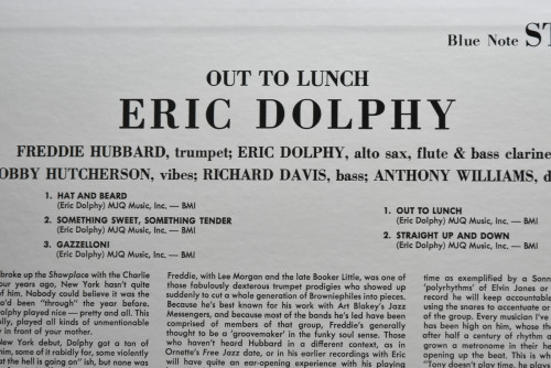 Eric Dolphy [에릭 돌피] ‎- Out To Lunch! (KING) - 중고 수입 오리지널 아날로그 LP
