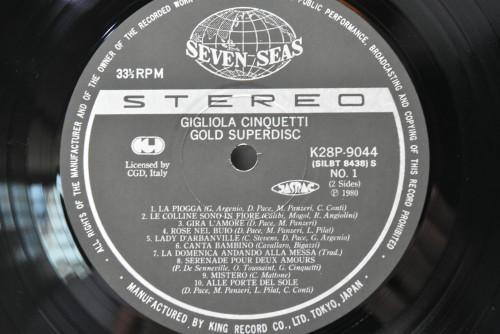 Gigliola Cinquetti [질리오라 칭게티] - Gold Superdisc ㅡ 중고 수입 오리지널 아날로그 LP
